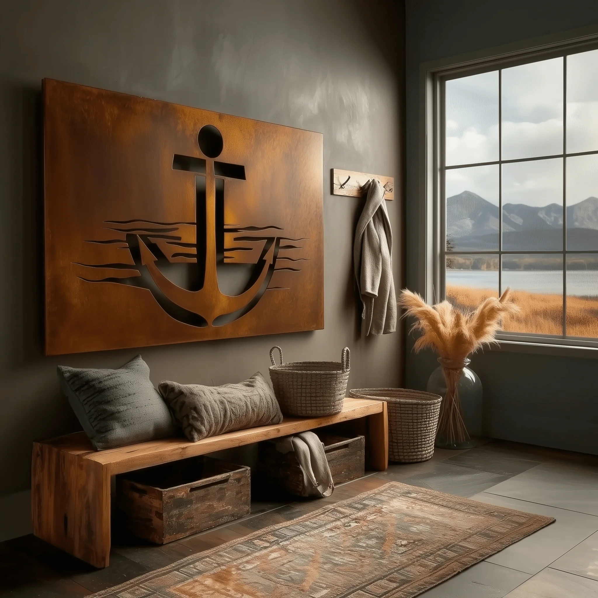 The Anchor - Metal Wall Art - Oxide - Image 2