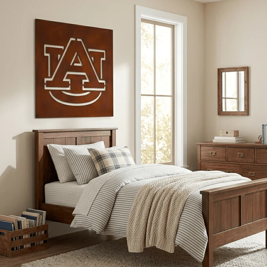 The Auburn - Metal Wall Art - Oxide - Image 2