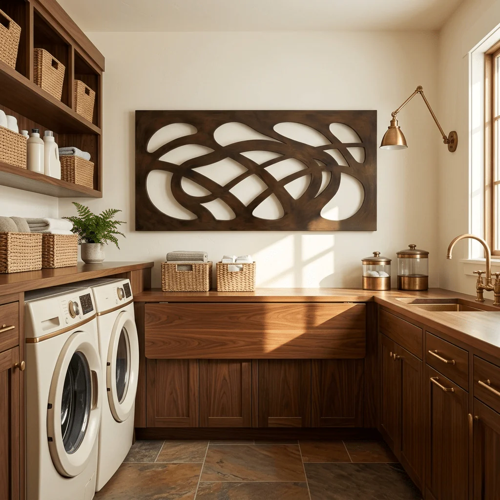 The Bioma - Metal Wall Art - Umber - Image 2