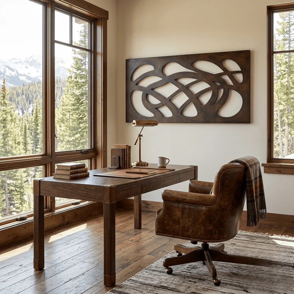 The Bioma - Metal Wall Art - Umber - Image 3