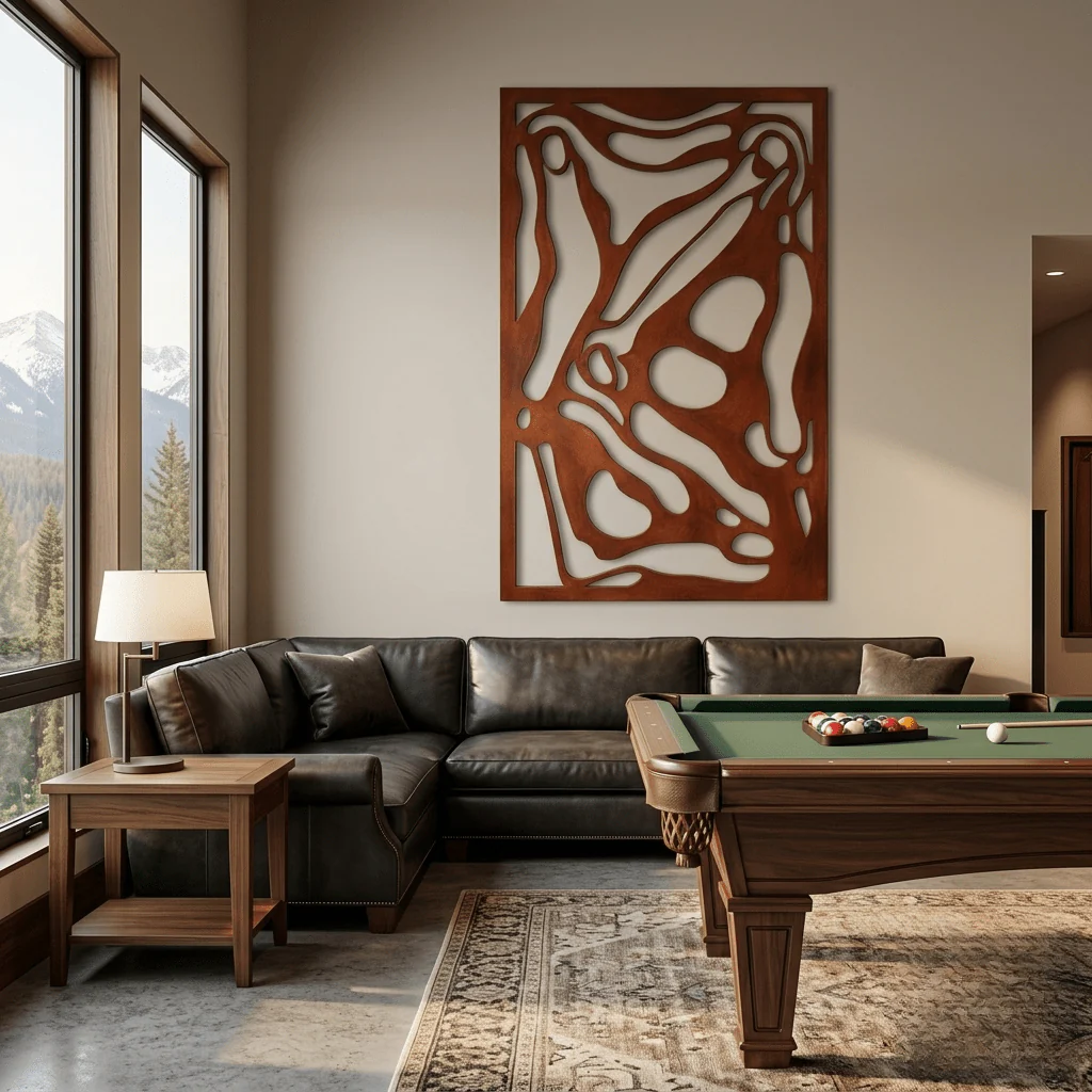 The Birdies View - Metal Wall Art - Oxide