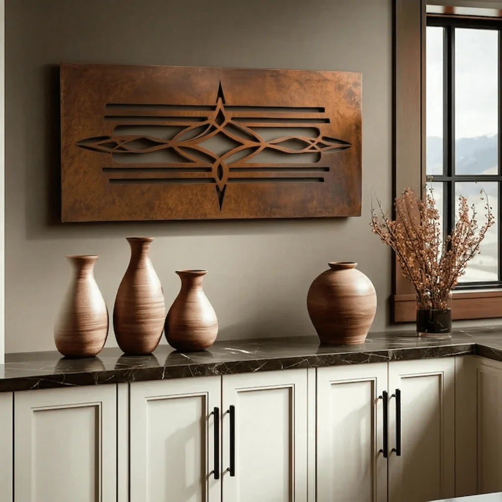 The Bordado - Metal Wall Art - Oxide - Image 2