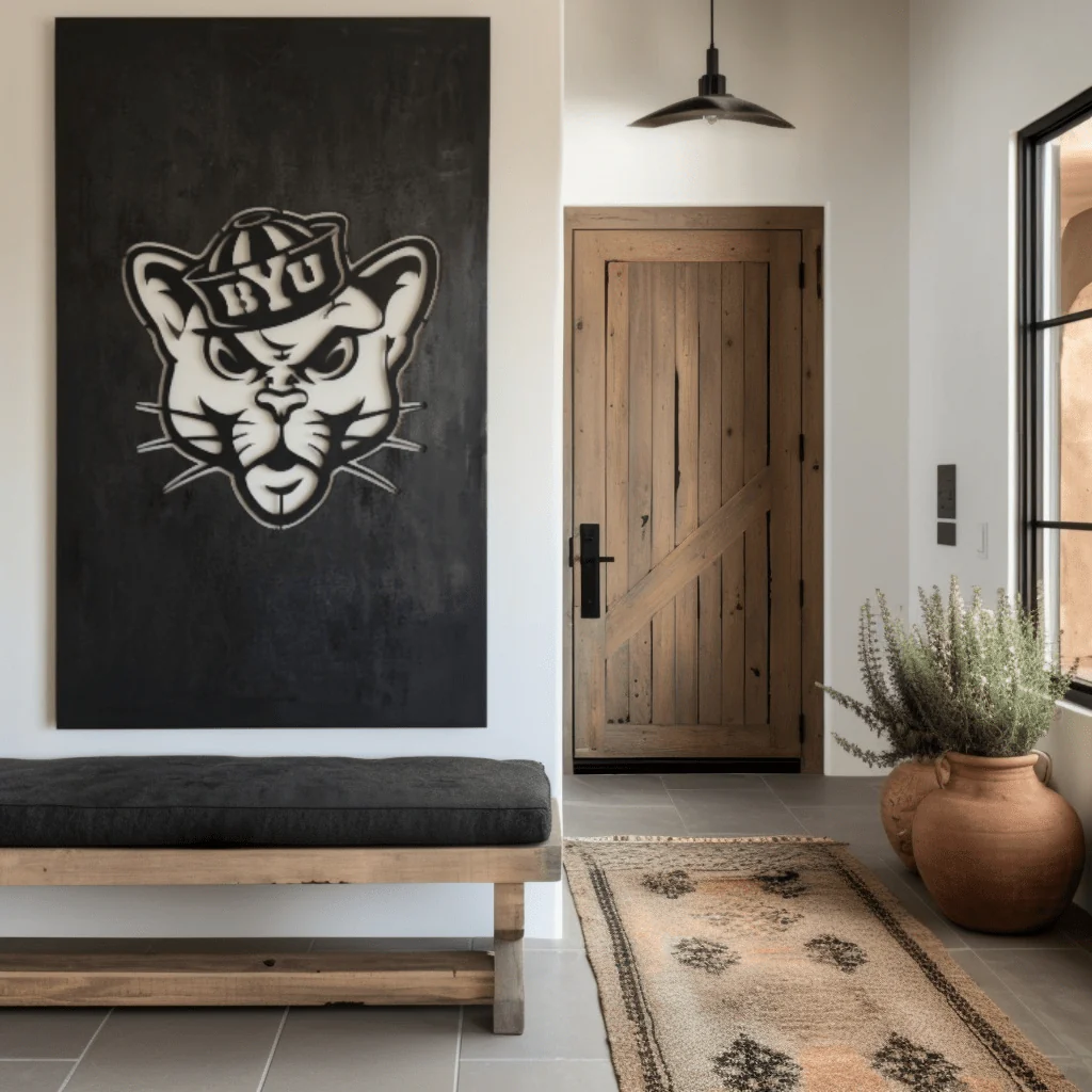 The BYU Cat - Wall Art - Portrait - Forge - Image 2