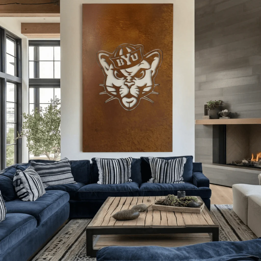 The BYU Cat - Wall Art - Portrait - Oxide - Image 5