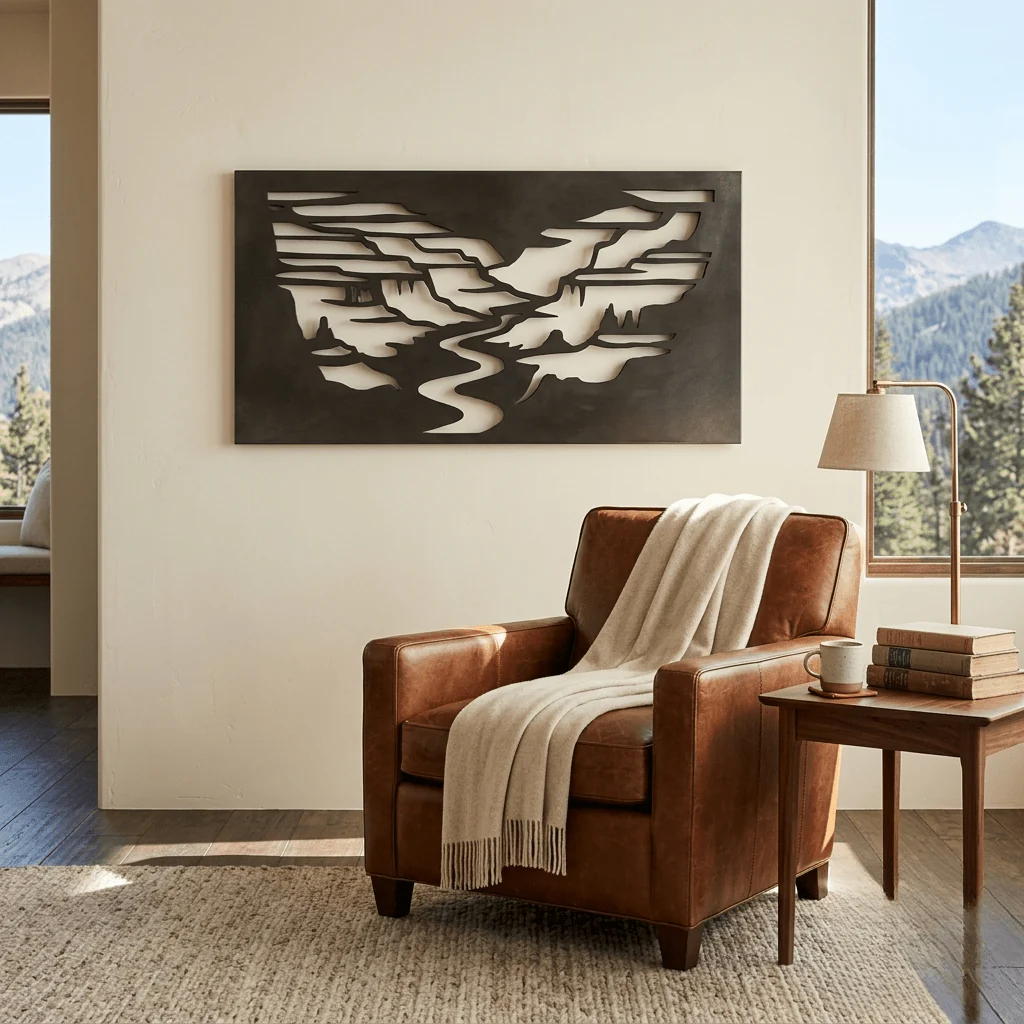 The Canyon - Metal Wall Art - Forge - Image 4