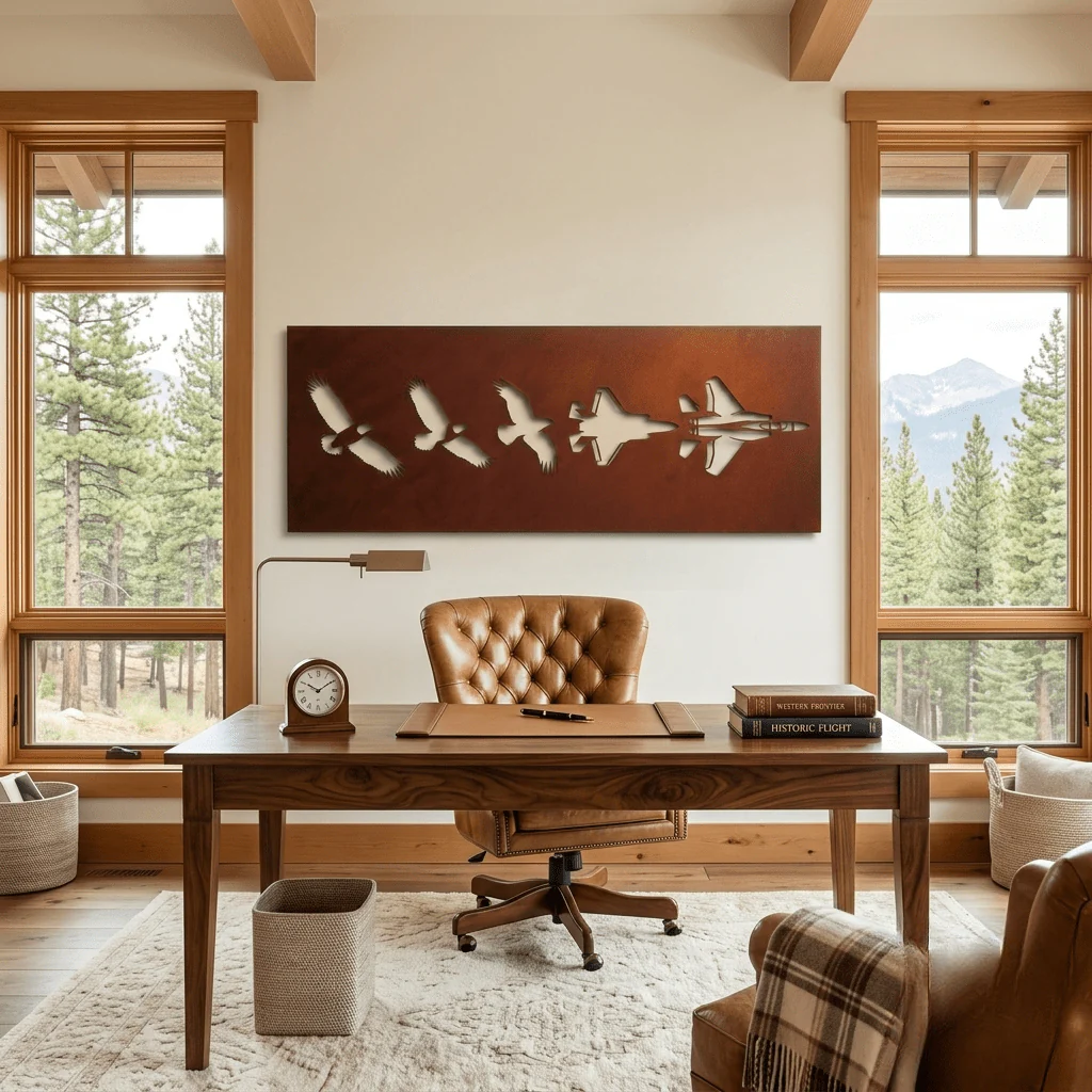 The Evolution of Flight - Metal Wall Art - Oxide - Image 2