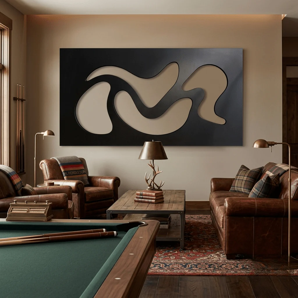 The Flow Form - Metal Wall Art - Forge