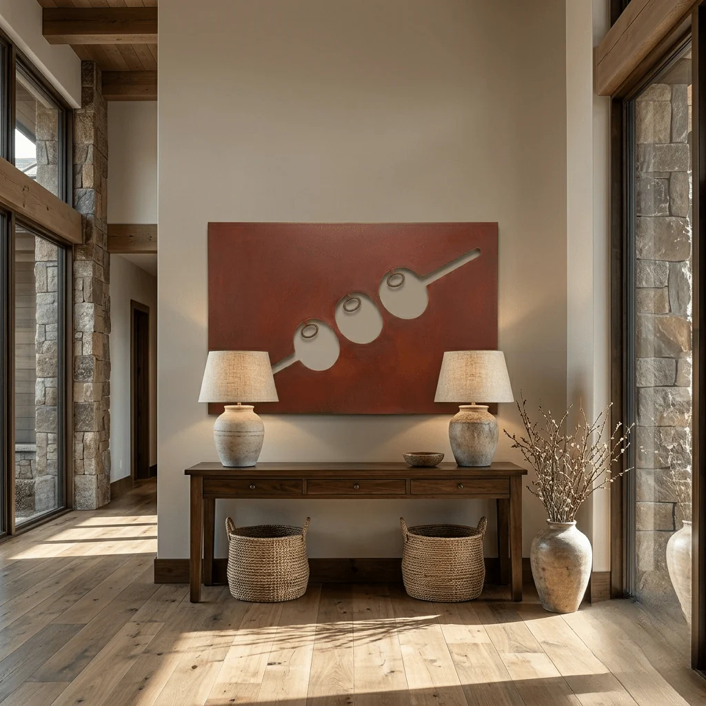 The Garnish - Metal Wall Art - Oxide - Image 2