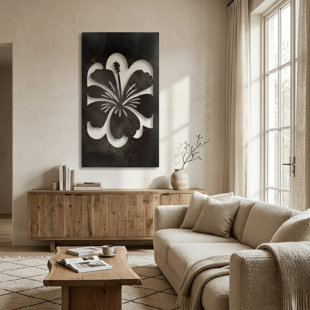 The Hawaii Hibiscus - Metal Wall Art - Forge