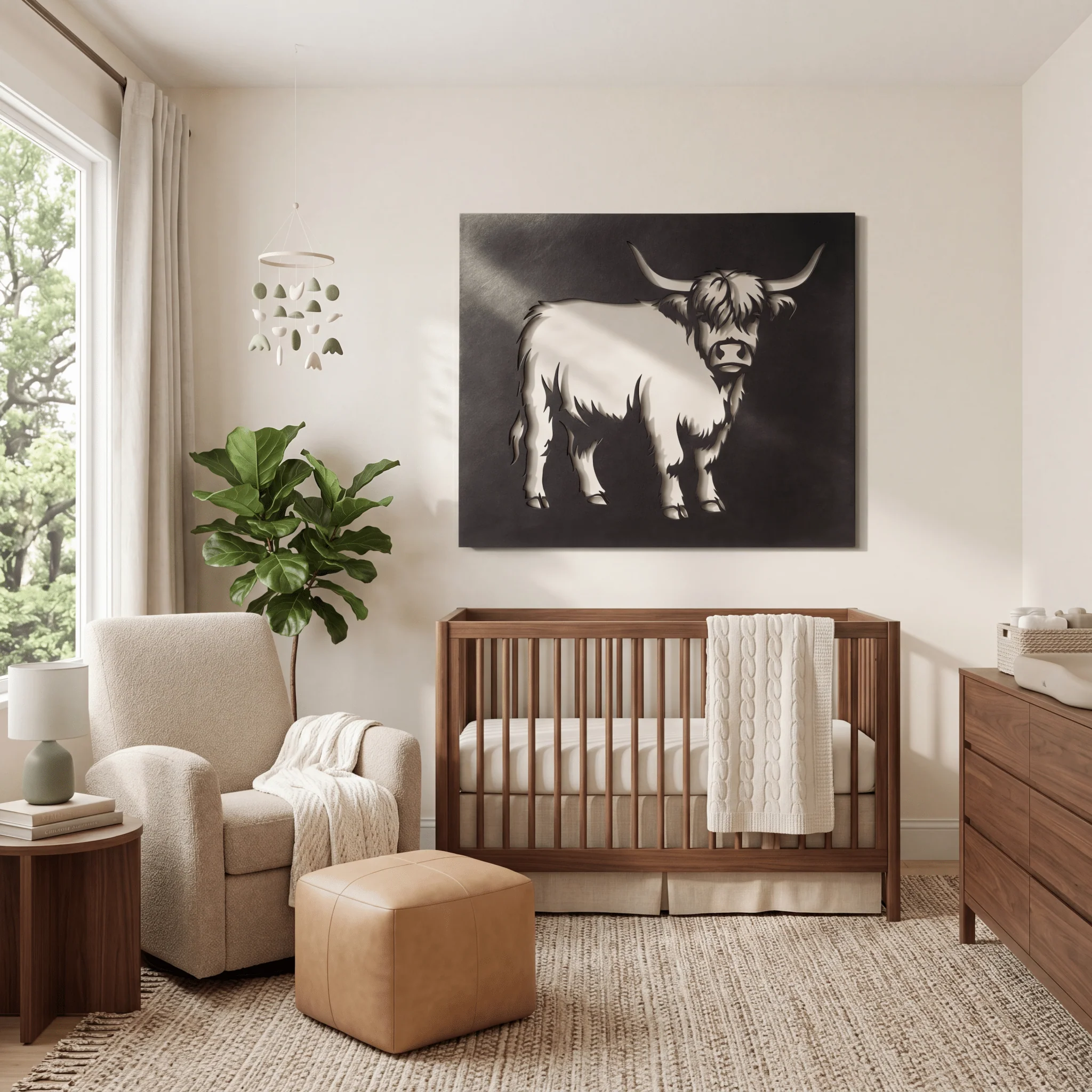 The Highland Cow - Metal Wall Art - Forge - Image 3