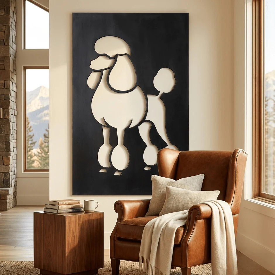 The Poodle - Metal Wall Art - Forge - Image 2