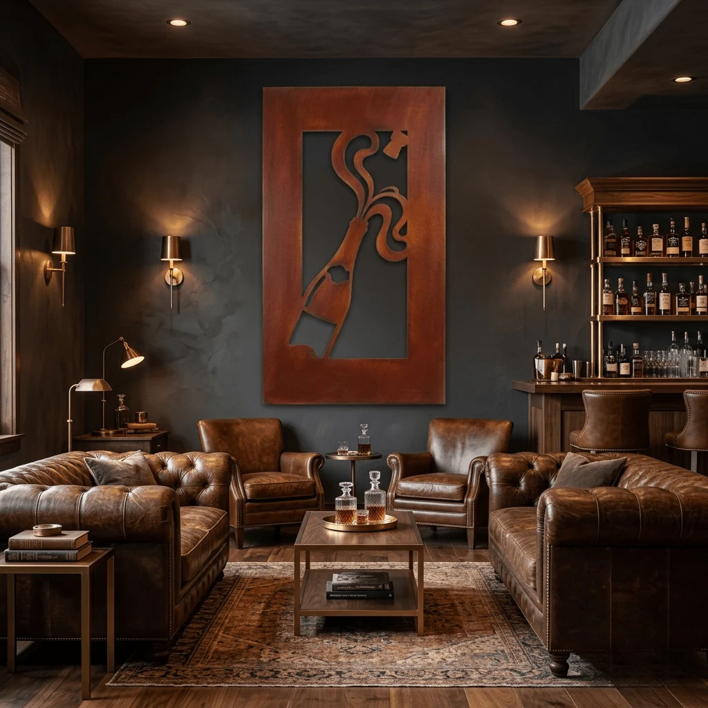 The Pop - Metal Wall Art - Oxide - Image 2