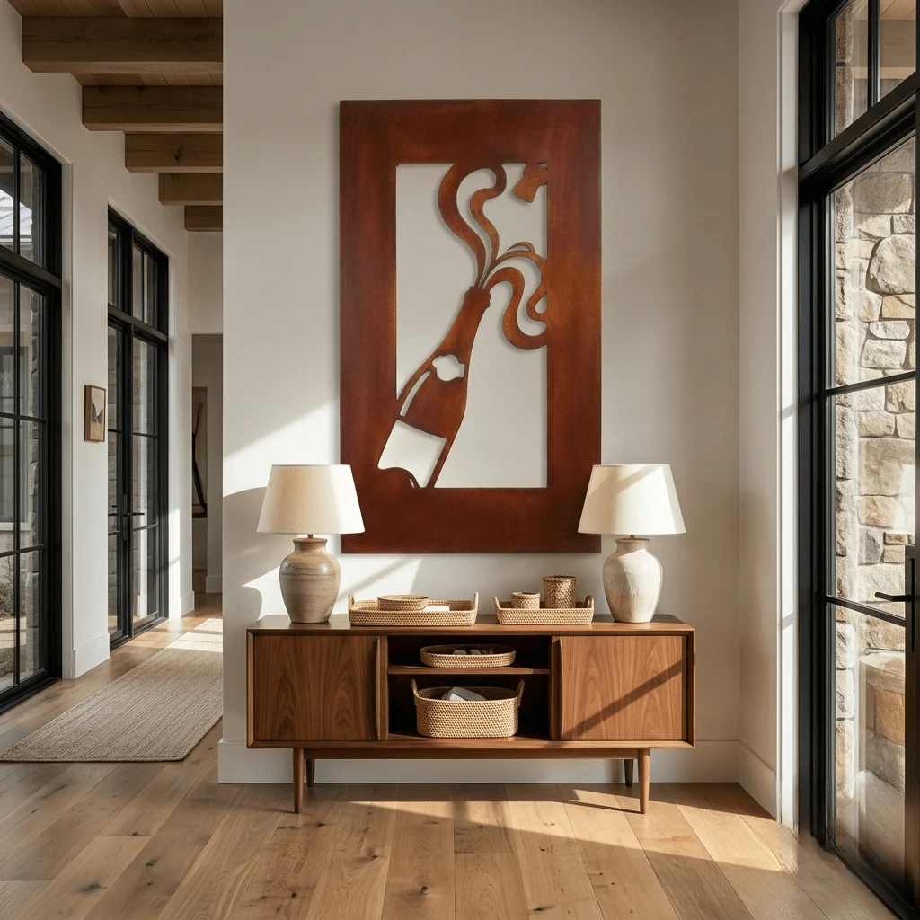 The Pop - Metal Wall Art - Oxide - Image 3