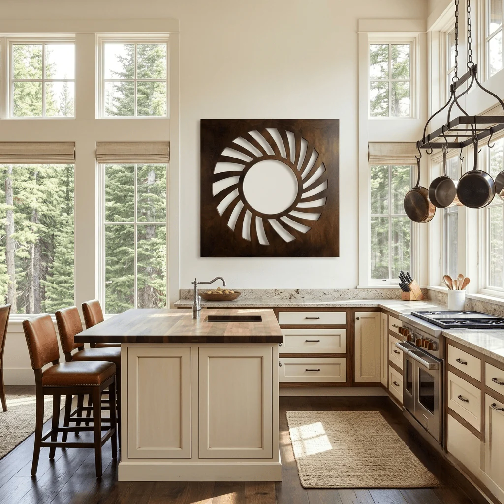 The Radiant - Metal Wall Art - Umber - Image 3