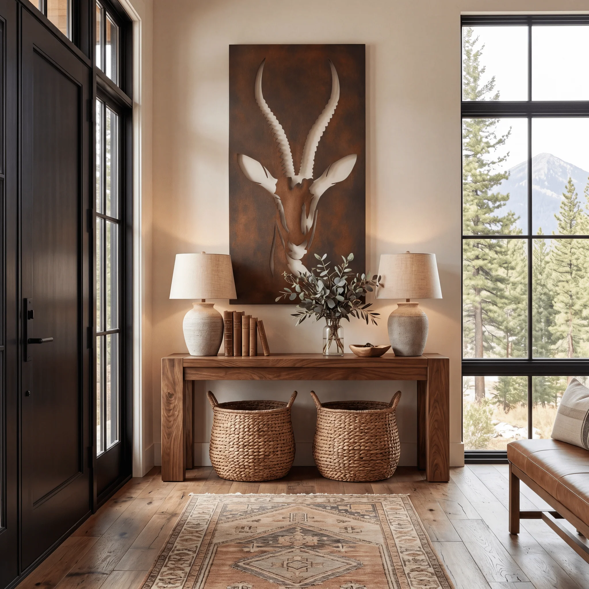 The Springbok - Metal Wall Art - Umber