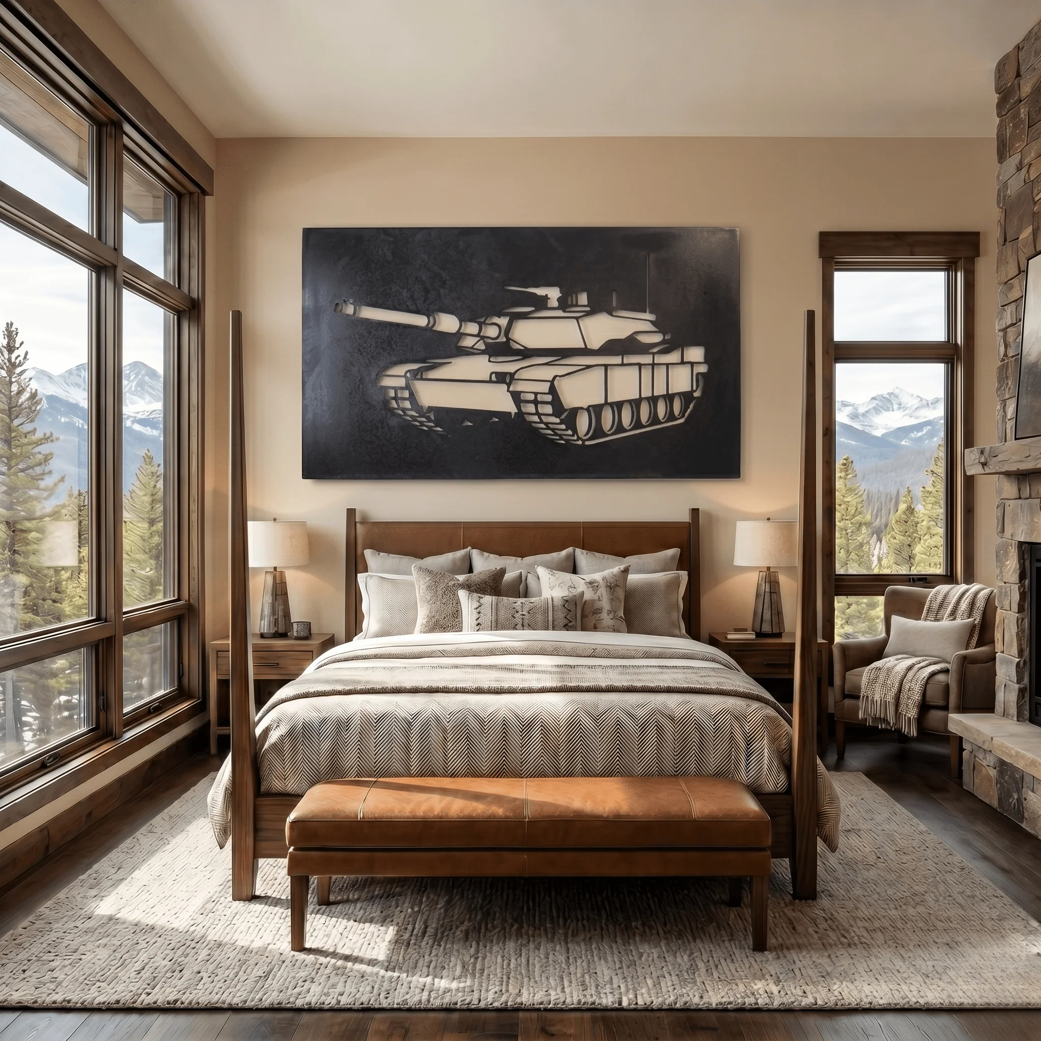 The Tank - Metal Wall Art - Forge - Image 3