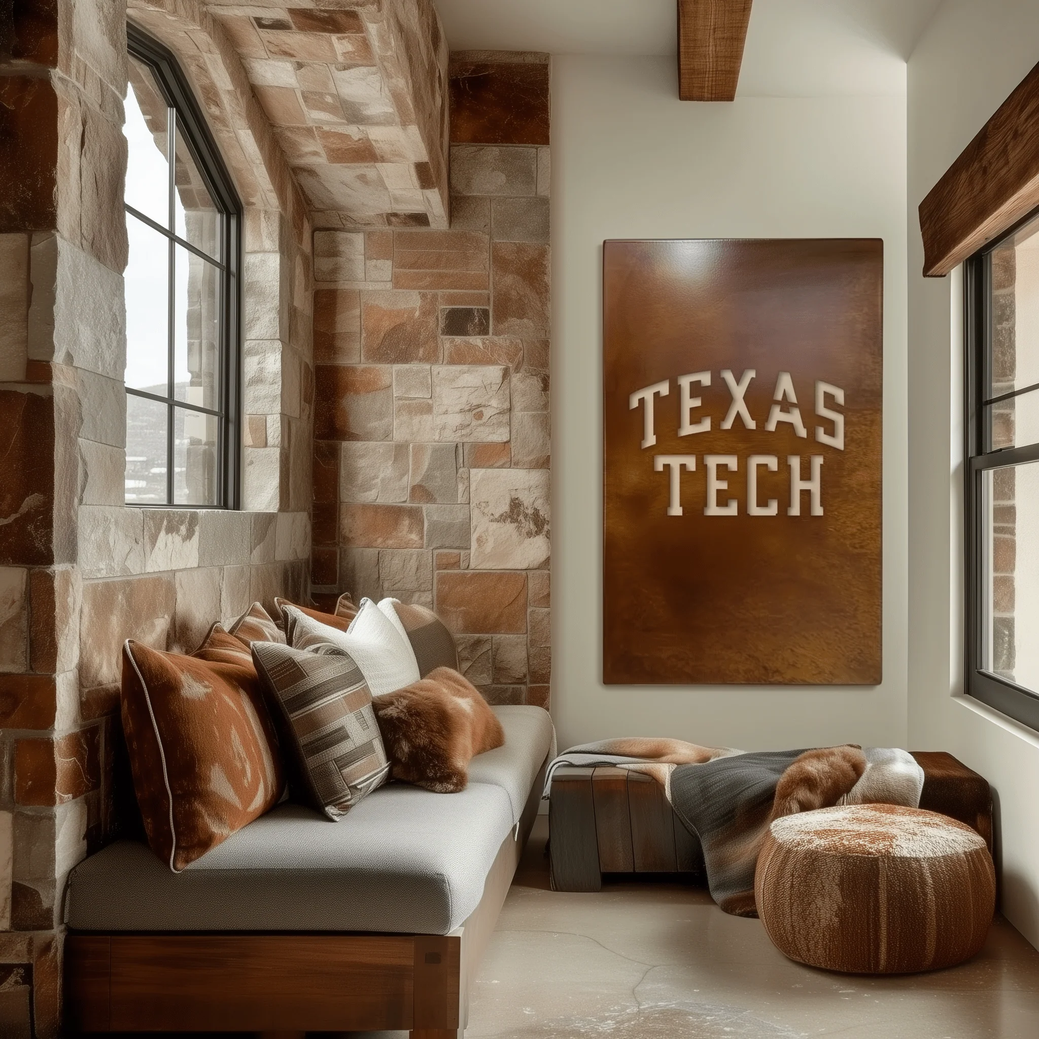The Texas Tech - Wall Art - Portrait - Oxide - Image 4