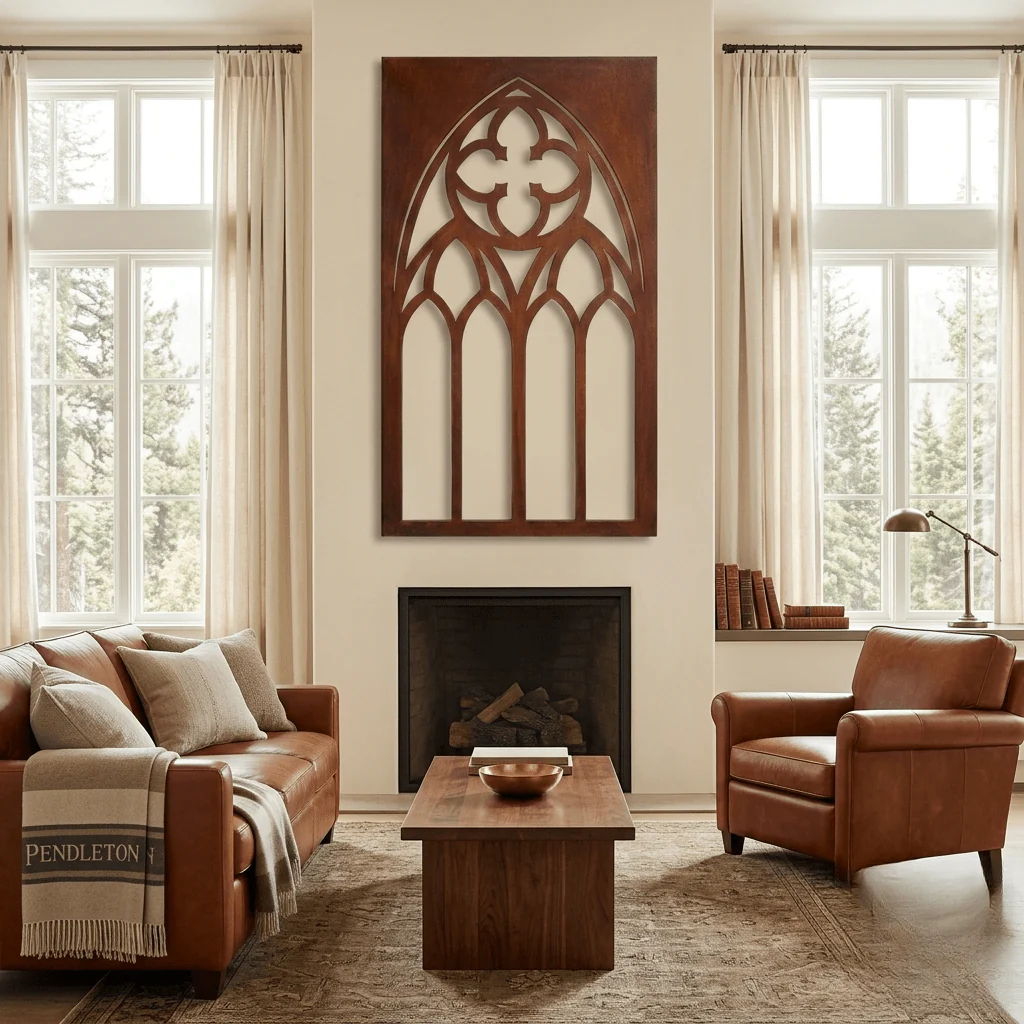 The Tracery - Metal Wall Art - Oxide - Image 2